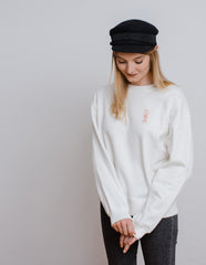 Organic Sweatshirt - TOGETHER white mist