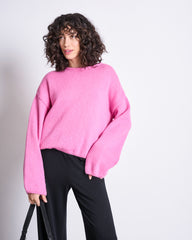 WOOLY KNIT JUMPER LEYAK BONBON PINK von JAN `N JUNE