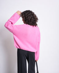 WOOLY KNIT JUMPER LEYAK BONBON PINK von JAN `N JUNE