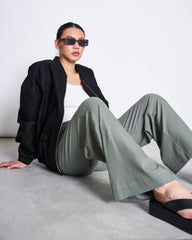 OVERSIZED BLOUSON TANARO BLACK von JAN `N JUNE