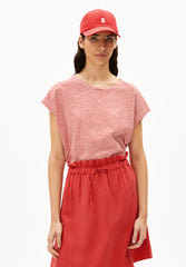 Shirt ONELIAA LOVELY STRIPES von ARMEDANGELS coral blush