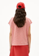 Shirt ONELIAA LOVELY STRIPES von ARMEDANGELS coral blush