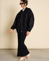 OVERSIZED BLOUSON TANARO BLACK von JAN `N JUNE