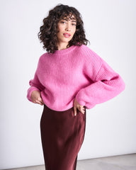 WOOLY JUMPER ANI BONBON PINK von JAN `N JUNE