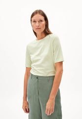 T-Shirt DONAAJI FETHER LIGHT von ARMEDANGELS pastel green