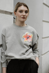 Organic Sweatshirt FLOWER