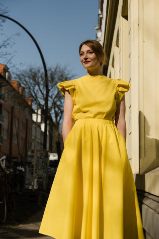 Top TULIP gelb - Handmade with Love