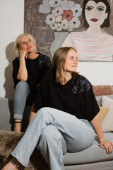 Organic Sweat-Shirt BE SHINE - handmade with Love