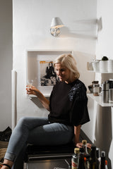 Organic Sweat-Shirt BE SHINE - handmade with Love