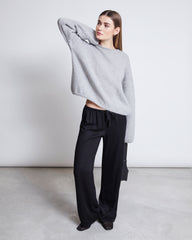 WOOLY KNIT JUMPER LEYAK LIGHT GREY von JAN `N JUNE