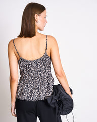 SPAGHETTI TIE TOP EBUR LEO PRINT von JAN N JUNE