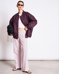 OVERSIZED BLOUSON TANARO cherry laquer von JAN `N JUNE