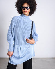 JUMPER OLA MID BLUE GOTS von JAN N JUNE
