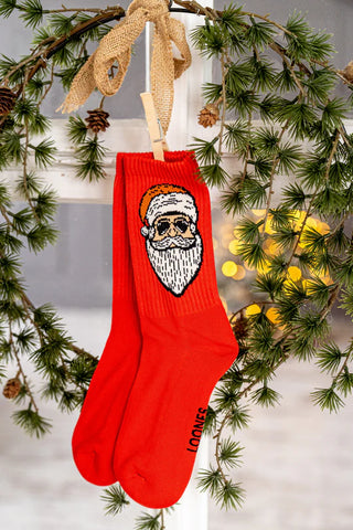 Ho Ho Ho SANTA I Socken von LOONES