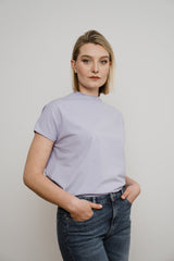 Organic Shirt MY lilac - handmade with Love