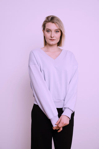 Organic Sweatshirt HAEPPY lilac