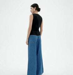 BLACK ELISE TOP von THINKING MU