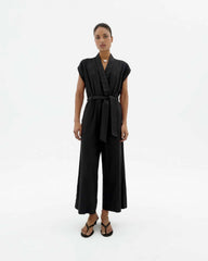 BLACK MALAWI JUMPSUIT von THINKING MU