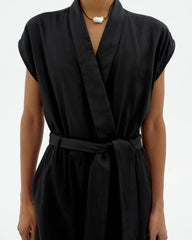 BLACK MALAWI JUMPSUIT von THINKING MU
