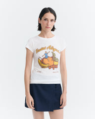 FRUTAS ALEGRIA WHITE MIRNA T-SHIRT von THINKING MU