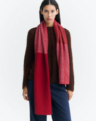 ELBRUS RED GEHDE SCARF von THINKING MU
