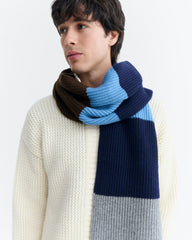 CERVINO BLUE GHEDE SCARF von THINKING MU