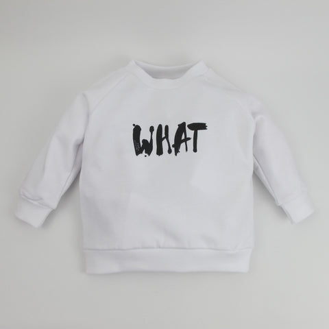 Kinder-Sweatshirt WHAT